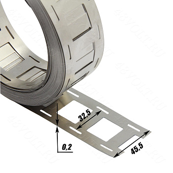 Никелированная лента 32700 2P без холдера